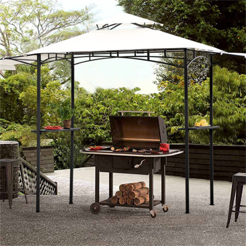 HOTT 13 Ft. W x 4 Ft. D Steel Grill Gazebo Wayfair Canada